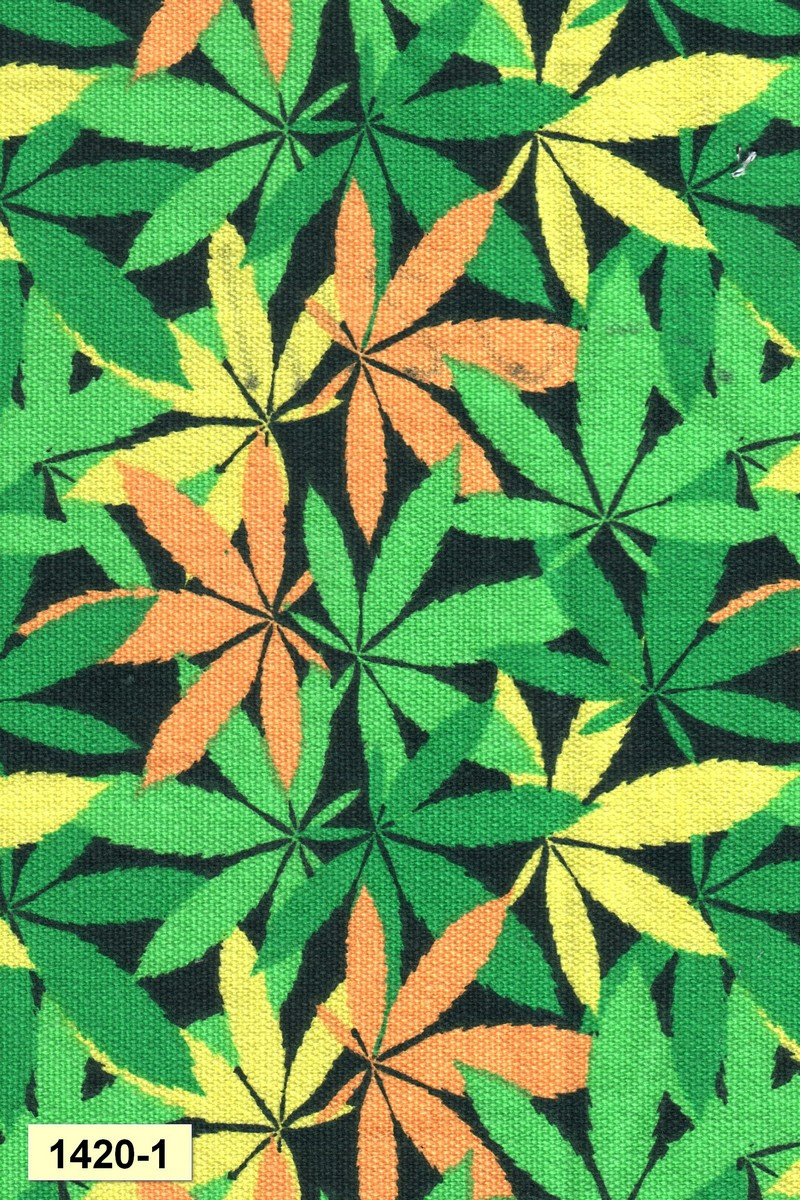 Ткань с листьями конопли марихуаны чай