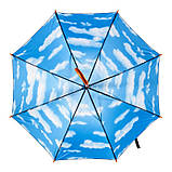 Сучасна парасолька тростина напівавтомат 105 см, фото 2