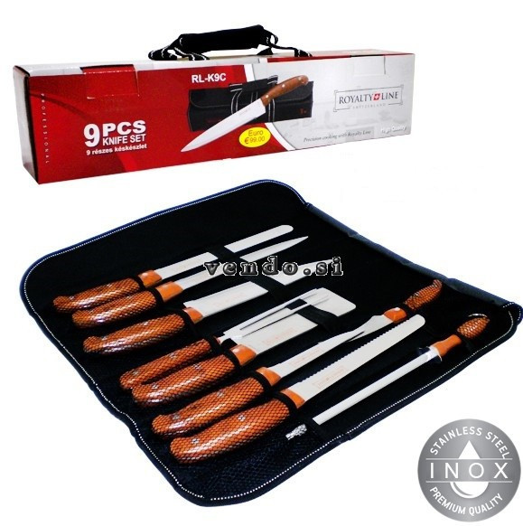 Набір ножів Royalty Line RL-K9C 9 pcs