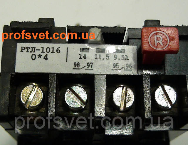 фотография тепловое реле ртл-1016 регулировка тока 9.5-14а Этал