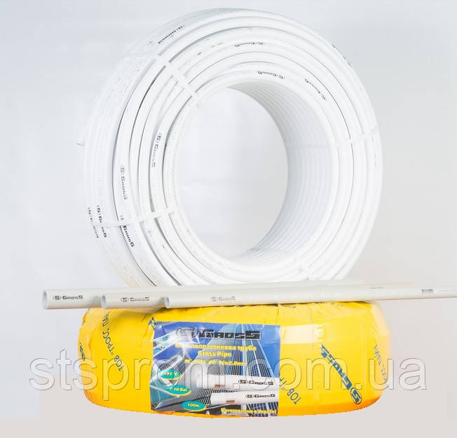 Труба металопластикова PEX/AL/PE 32*3 для теплої підлоги та гарячої води