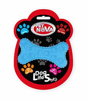 Игрушка для собак Кость жевательная Pet Nova 10.5 см синий