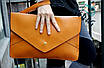 Помаранчева офіційна жіноча сумка-папка, діловий стиль формату А4, фото 2