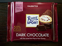 Шоколад Ritter sport черный (Ритер спорт) 100г. Германия
