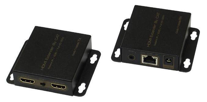 Подовжувач HDMI по витій парі HDMI & IR Extender via single CAT5E/6 HDEX007M1 (1080p, 3D, 30-50 метрів, IR)