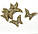 Конектор " Метелик ", 4.1 cm x 2.9 cm, Ажурна, Антична бронза, фото 4