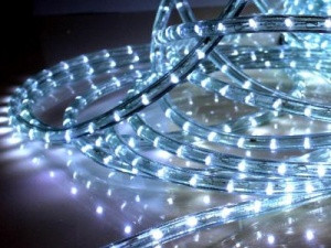 Светодиодный дюралайт 18 led на 1м, бухта 100 м цвет белый холодный - фото 3 - id-p414824397