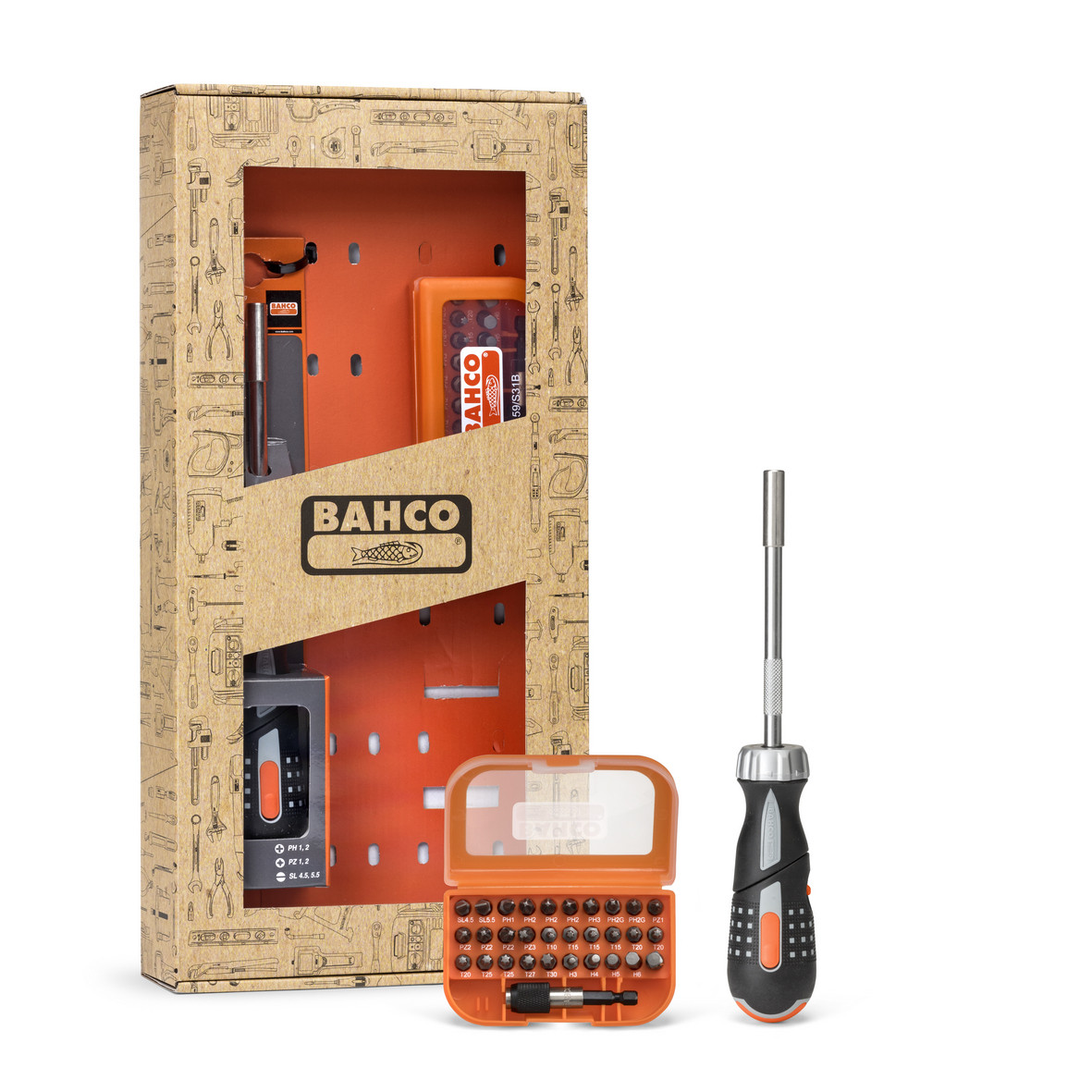 Купить Набор инструментов Bahco GIFTPACK808050P:отвертка Bahco 808050P ...