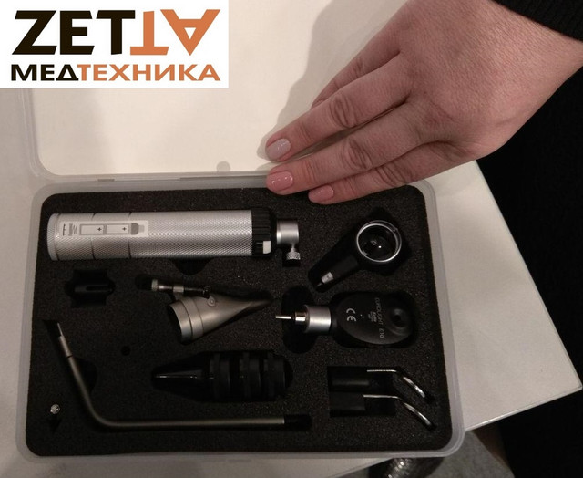 набір сімейного лікаря отоскоп офтальмоскоп KAWE купити в україні