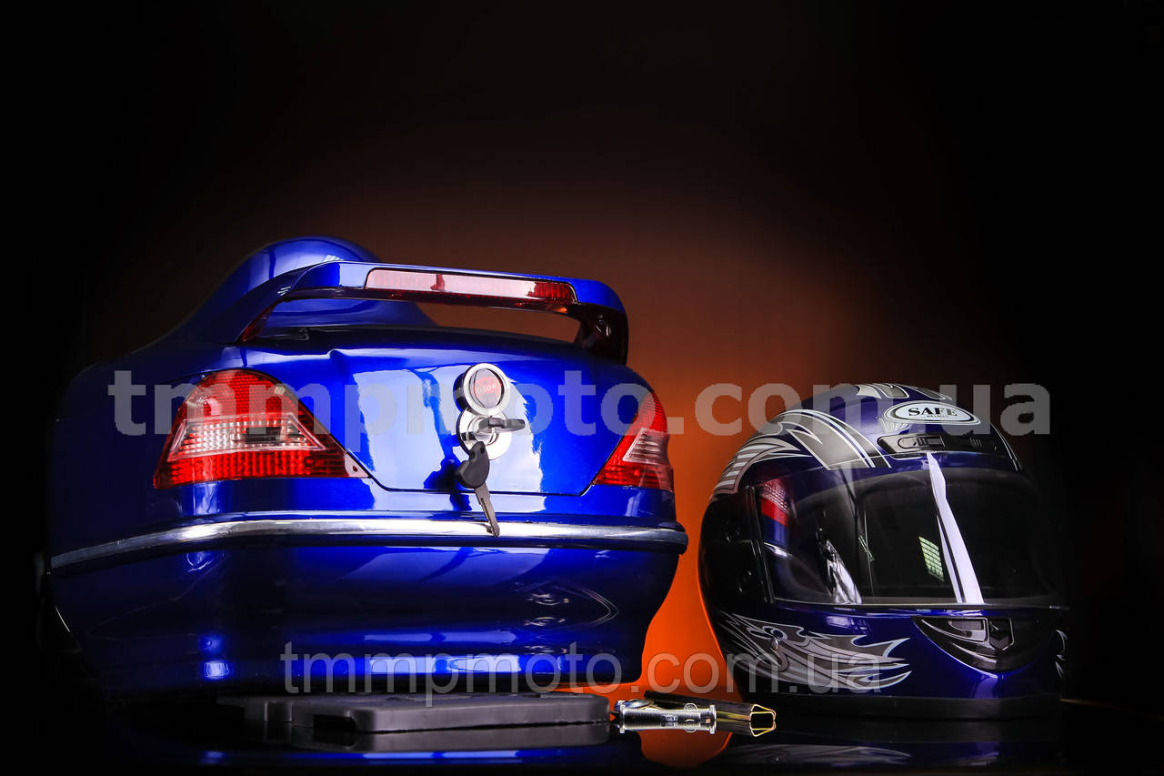 Кофр Мерседес із шоломом синя (з проведенням)