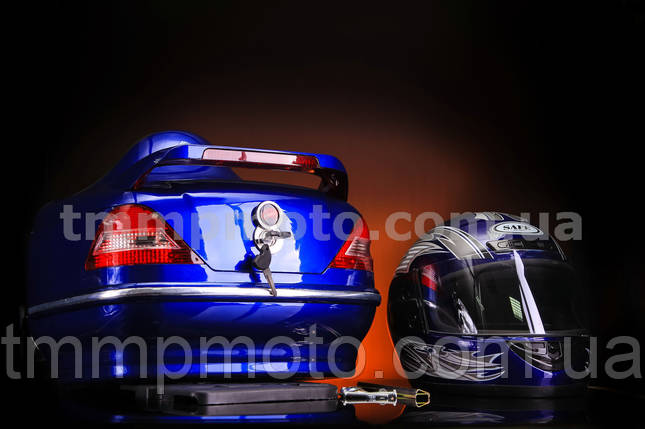 Кофр Мерседес із шоломом синя (з проведенням), фото 1