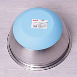 Миска Kamille Ø20*10 см із неіржавкої сталі із силіконовим дном, фото 3