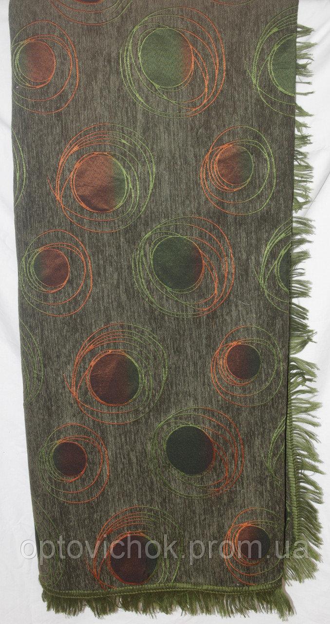 Турин гобеленове покривало (дивандек) зеленого кольору