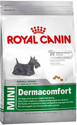 Сухой корм Royal Canin (Роял Канин) MINI DERMACOMFORT для собак мелких пород с чувствительной кожей, 800 г