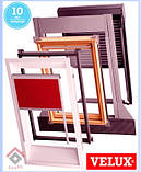 Мансардне вікно Velux ручка зверху з окладом, фото 3