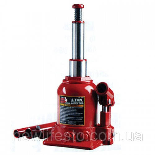 TORIN TF0402 Домкрат пляшковий низькопрофільний двоштоковий 4 т