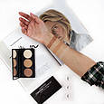 Бронзатор і Хайлайтер Golden Rose Contour Powder Kit 3 in 1 (пудра-контур), фото 3