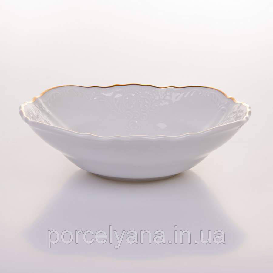 Салатник круглий 16 см Thun Bernadotte обведення золото 311011, фото 1