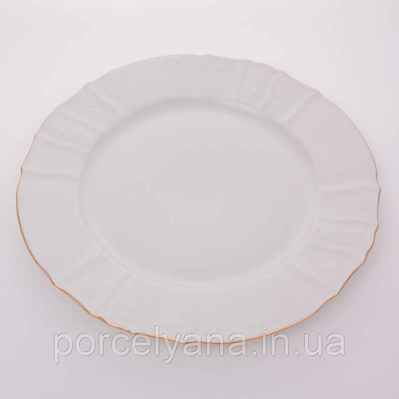 Тарілка закусочна 21 см Thun Bernadotte обведення золото 311011, фото 1