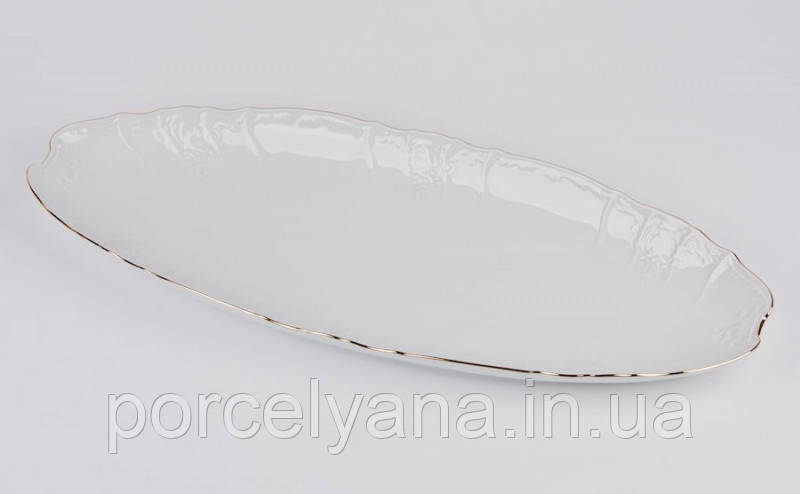 Блюдо для риби 52см Thun Bernadotte обведення золото 311011, фото 1