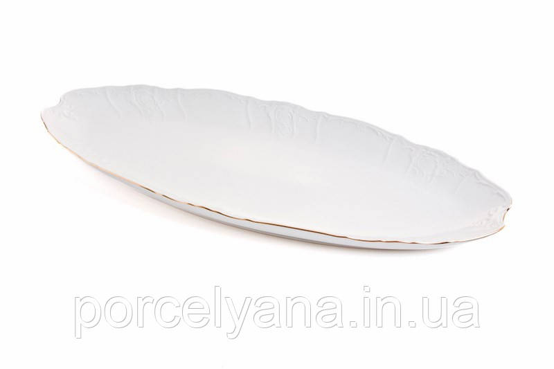Блюдо для риби 65 см Thun Bernadotte обведення золото 311011, фото 1