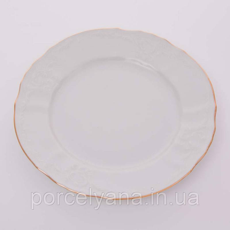 Тарілка десертна 17 см Thun Bernadotte обведення золото 311011, фото 1