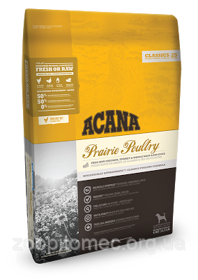 Корм ACANA (Акакна) CLASSICS PRAIRIE POULTRY для собак всіх порід на всіх стадіях життя 17 кг