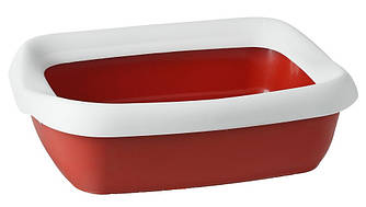 Туалет для кішок з рамкою "Beta Red", 43x31x12 см