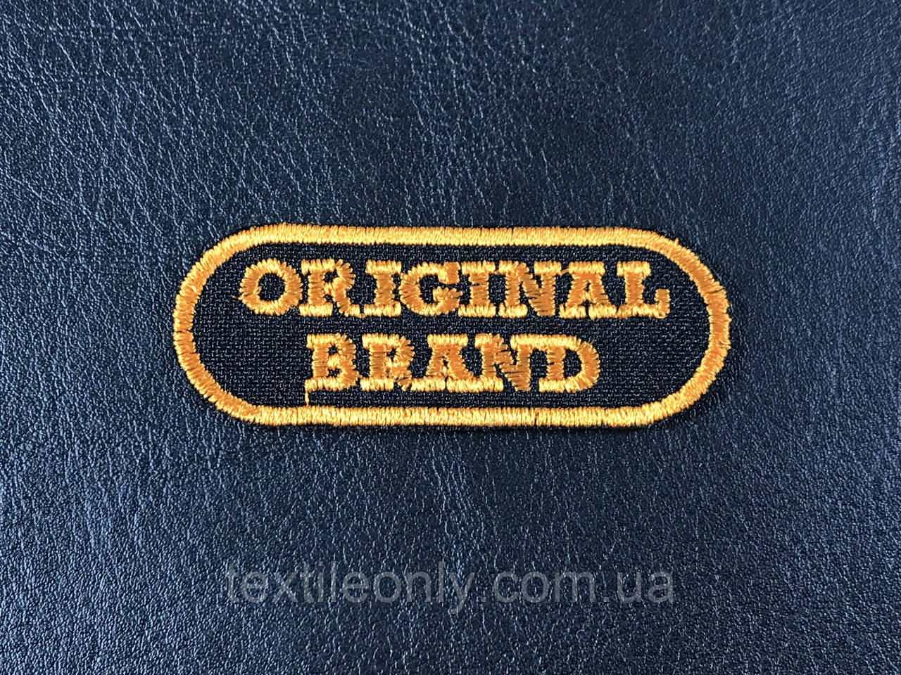 Нашивка Original brand оранж 60х22мм
