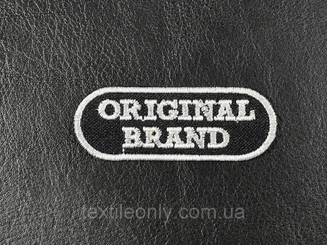 Нашивка Original brand чорно-білий 60х22мм