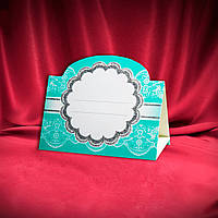 Рассадочная картка на весільний стіл, гостьові, банкетні, іменні кар