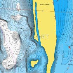 Карта NAVIONICS річка Дунай 5G611S2 (тільки гирлі 100 км +)