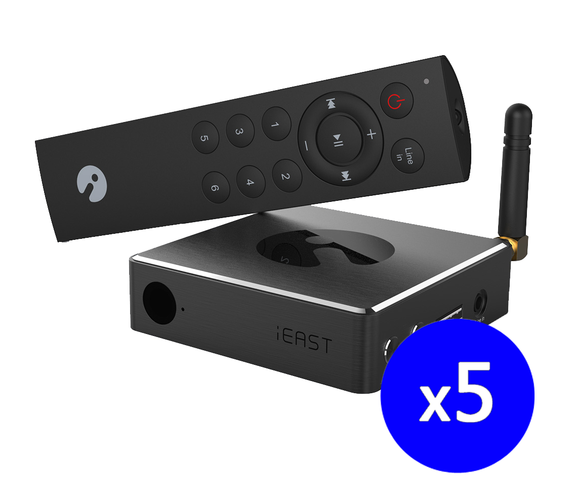 Акустична мультирум-система iEast M30 SoundStream Pro Wi-Fi з підтримкою iOS і Android — 5 шт.