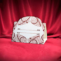 Рассадочная карточка на свадебный стол, гостевые банкетные карточки