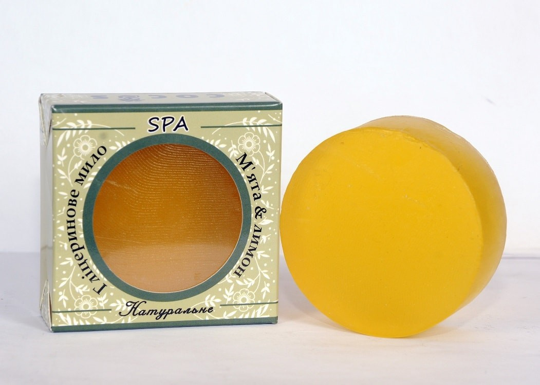 Глицериновое мыло SPA мята & лимон 100 гр, ТМ Cocos - фото 1 - id-p619954311