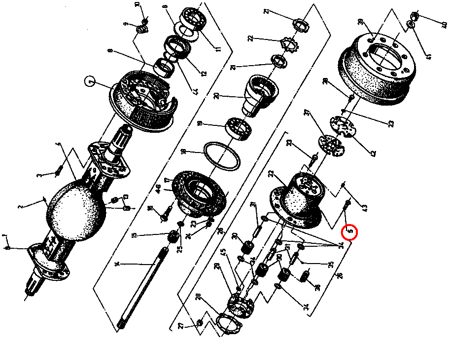 Гвинт III M8x50-5,6 БДС 1359-83 204404 Балканкар ДВ1794