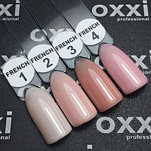Гель лак Oxxi FRENCH №01 ніжно-рожевий, 8 мл