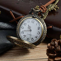 Карманные мужские часы на цепочке тигр, фото 2