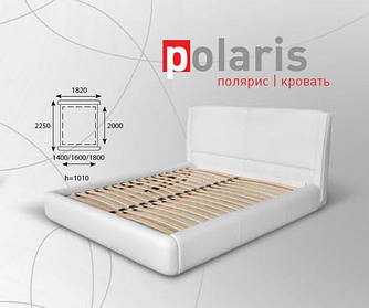 Двоспальне ліжко Поляріс з матрацом