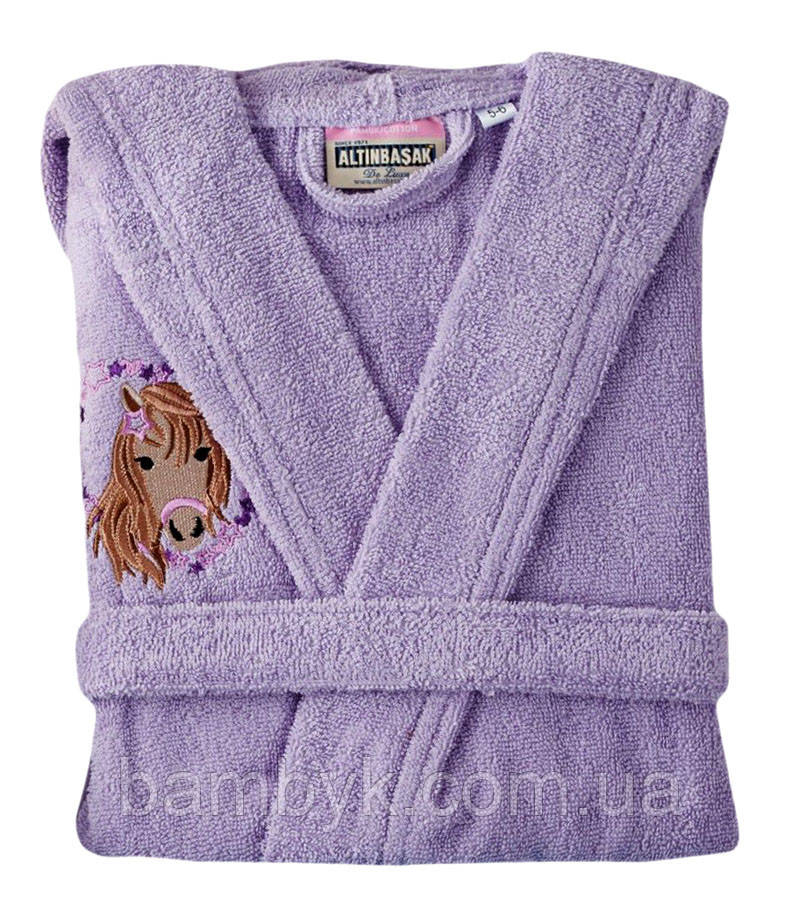 Халат дитячий натуральний Altinbashak-kids "Horse"