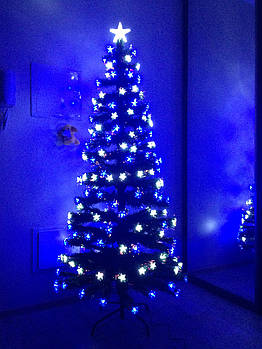 Ялинка новорічна, що світиться, світлодіодна "Зоряне небо" 180 см, zn180