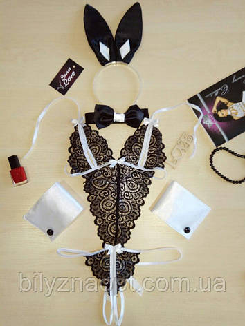 Эротический костюм Зайка PlayBoy для ролевых игр. Размеры от XS до XXL, фото 2
