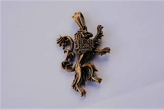 Кулон золотий лев Гра Престолів дім Лангістери, фото 2