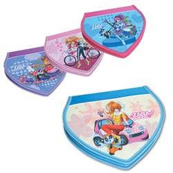 Пенал TIGER (1 відділення, без наповнення, тканина із малюнком Серце)