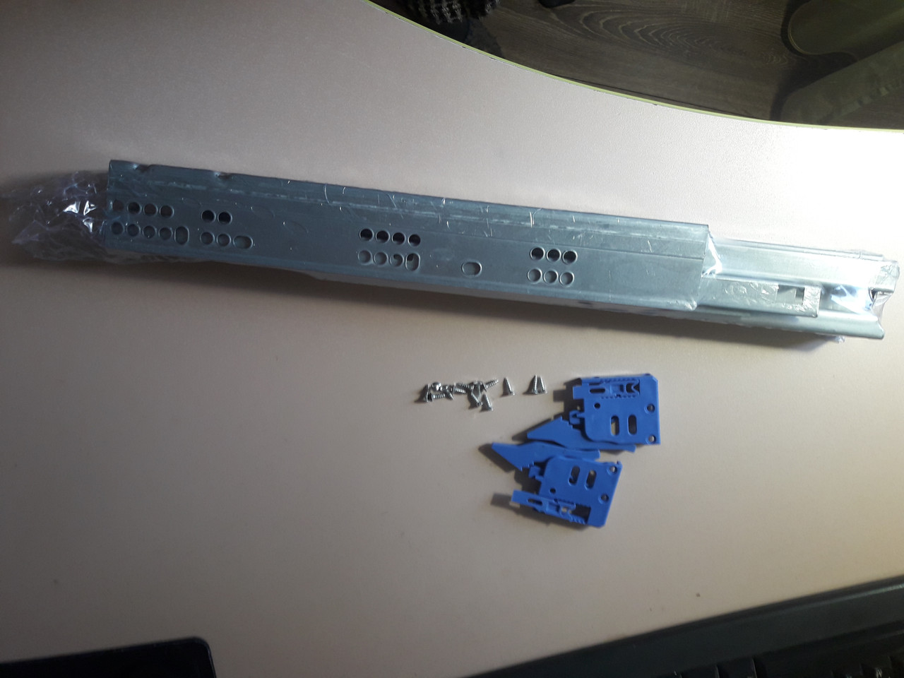 Напрямні прихованого монтажу 450 мм