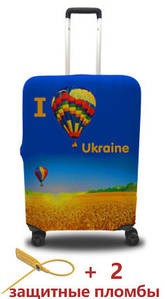 Чохол із малюнком на валізу з дайвінгу принт М (середній) Coverbag, Одеса