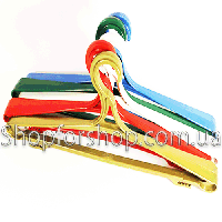Вішалки (плечики) пластикові в кольорах, 41 см