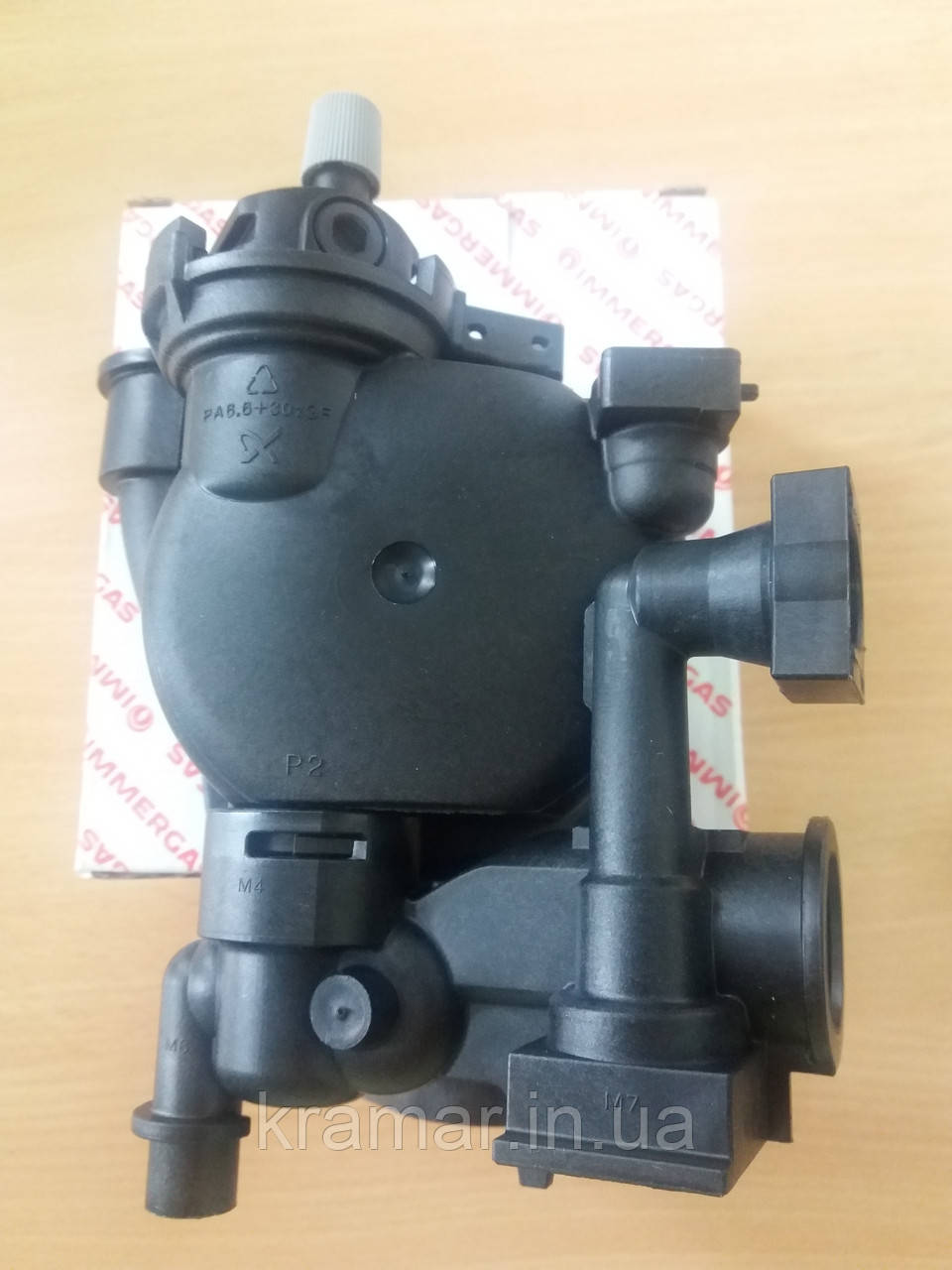 Корпус (равлик) насоса Immergas Star/Mini 1.028554 з групою патрубка зворотного напрямку 1.028555