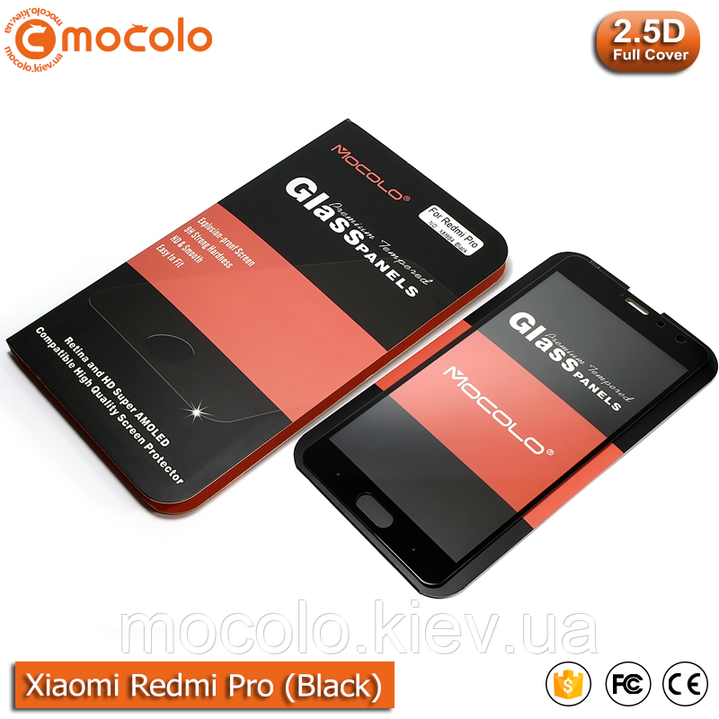 Захисне скло Mocolo Xiaomi Redmi Pro (Black)