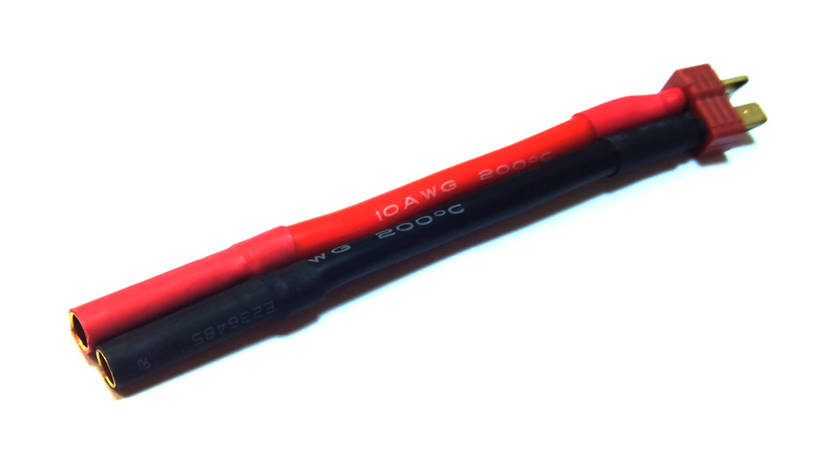 Перехідник AGA POWER T-Plug Male -> Bullet 4.0mm Female для акумуляторів, фото 1